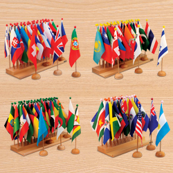 세계 국기 (158개국)-몬테소리교구 어린이집 유치원 교구-칭찬나라큰나라