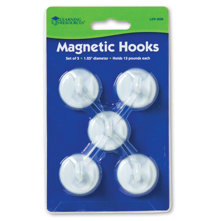 자석교구, 러닝리소스[EDU2698] 자석 포켓차트 걸이 Magnetic Hooks (Set of 5)-칭찬나라큰나라