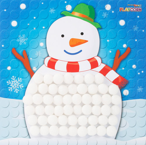 플레이콘 모자이크 (눈사람) - 어린이집 유치원 크리스마스만들기 만들기재료-칭찬나라큰나라