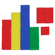 수세기, 러닝리소스[EDUC 7125] 컬러 타일 0.5㎝ Color Tiles (400개)-칭찬나라큰나라