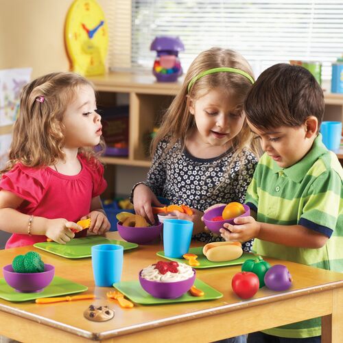 역할놀이,러닝리소스[EDU9723]뉴 스프라우츠) 음식 종합 모형 학급세트 New Sprouts™ Classroom Play Food Set-칭찬나라큰나라