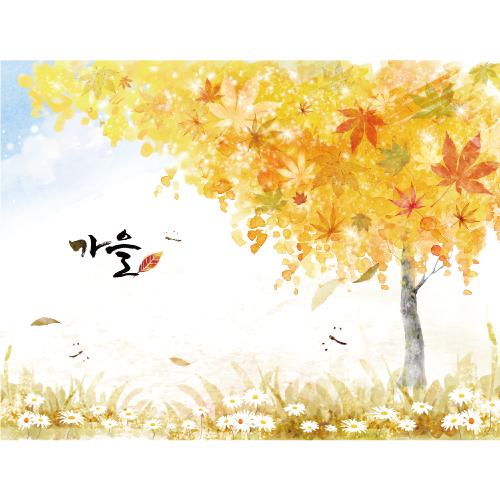 가을배경현수막(단풍나무)-373-칭찬나라큰나라