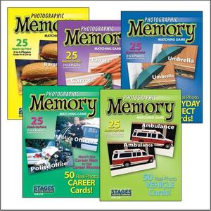 기초메모리카드게임/Photographic Memory Card Game, Basic Memory (set of 5)/17008-칭찬나라큰나라