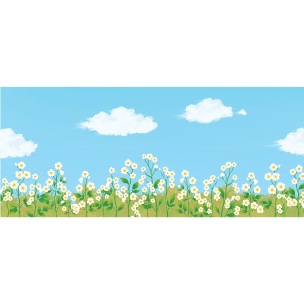 봄배경현수막(꽃밭)-340-칭찬나라큰나라