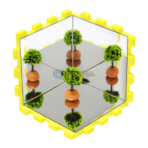 EVA 삼면 반사거울 (중형-퍼즐형)